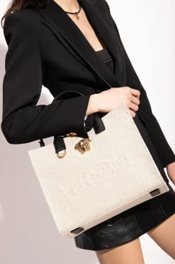 Versace beżowy Torba ‘La Medusa Small’ typu ‘shopper’