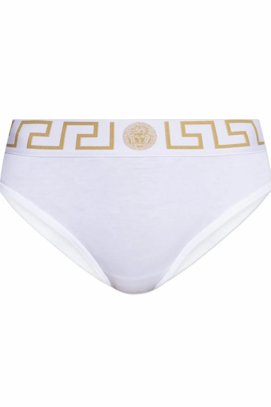 Versace BIAŁY Bawełniane figi