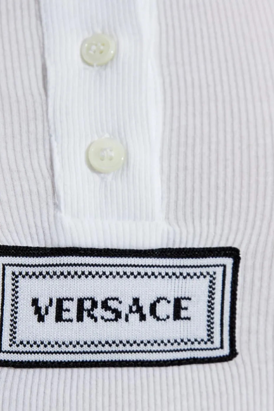 Versace BIAŁY T-shirt bieliźniany