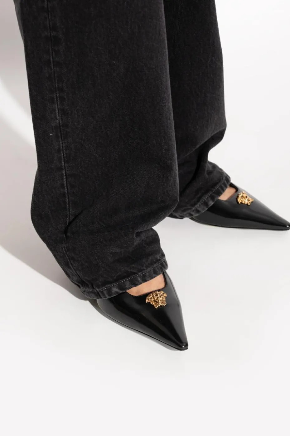 Versace CZARNY Buty na obcasie `La Medusa`