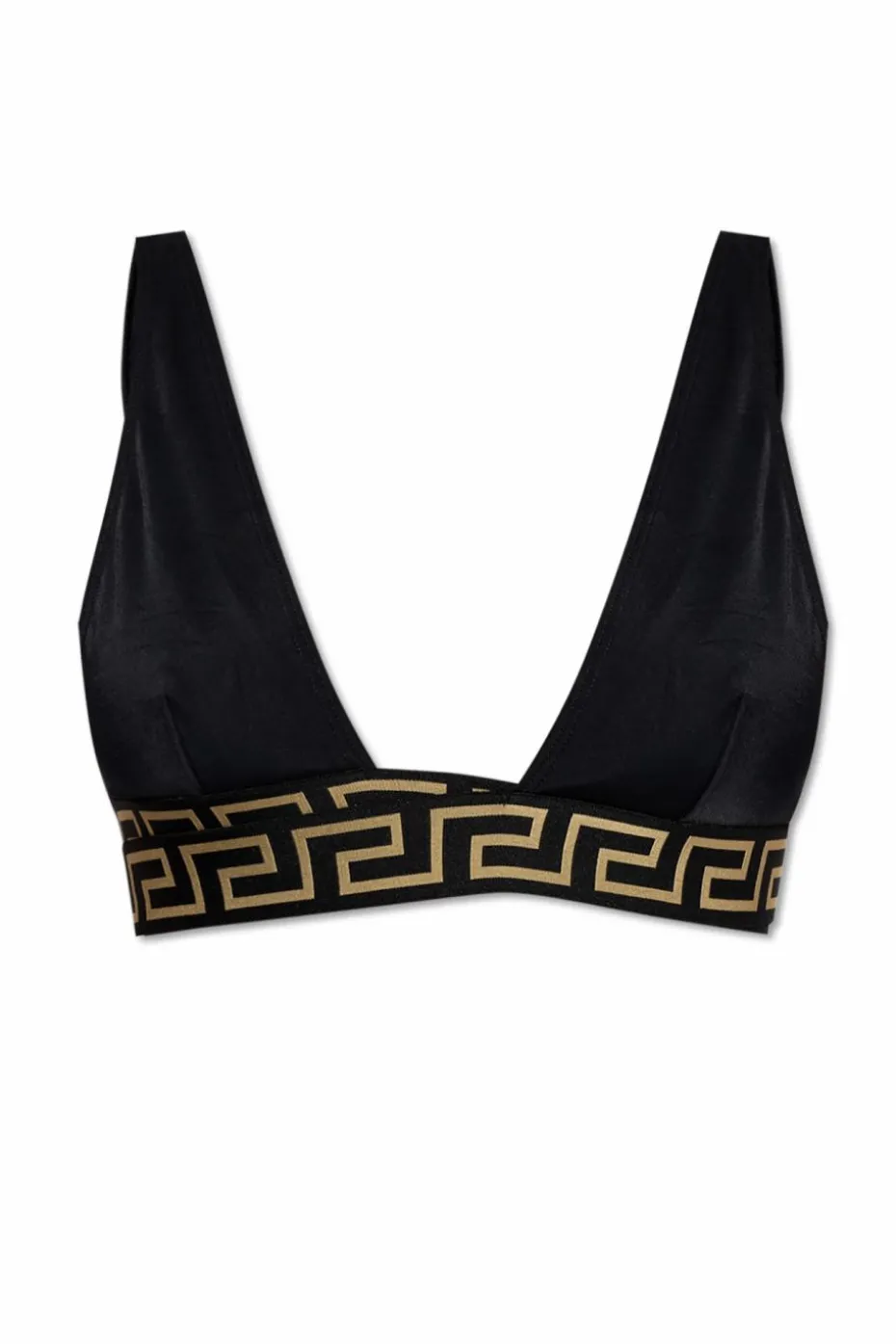 Versace CZARNY Góra od kostiumu kąpielowego