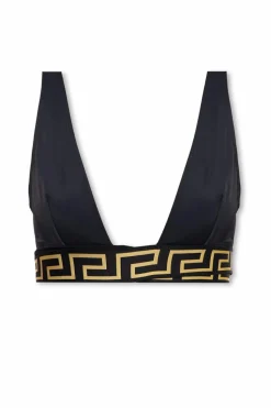 Versace CZARNY Góra od kostiumu kąpielowego