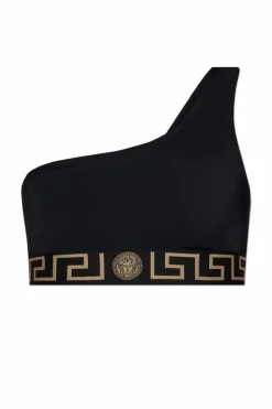 Versace CZARNY Góra od kostiumu kąpielowego