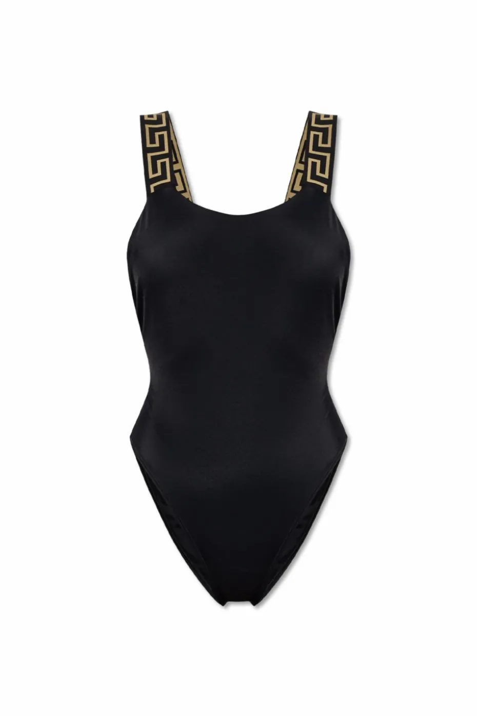 Versace CZARNY Jednoczęściowy kostium kąpielowy