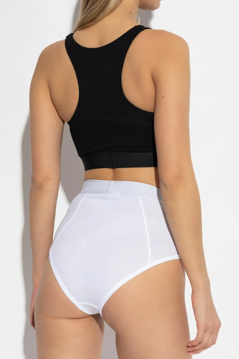 Versace CZARNY Krótki top