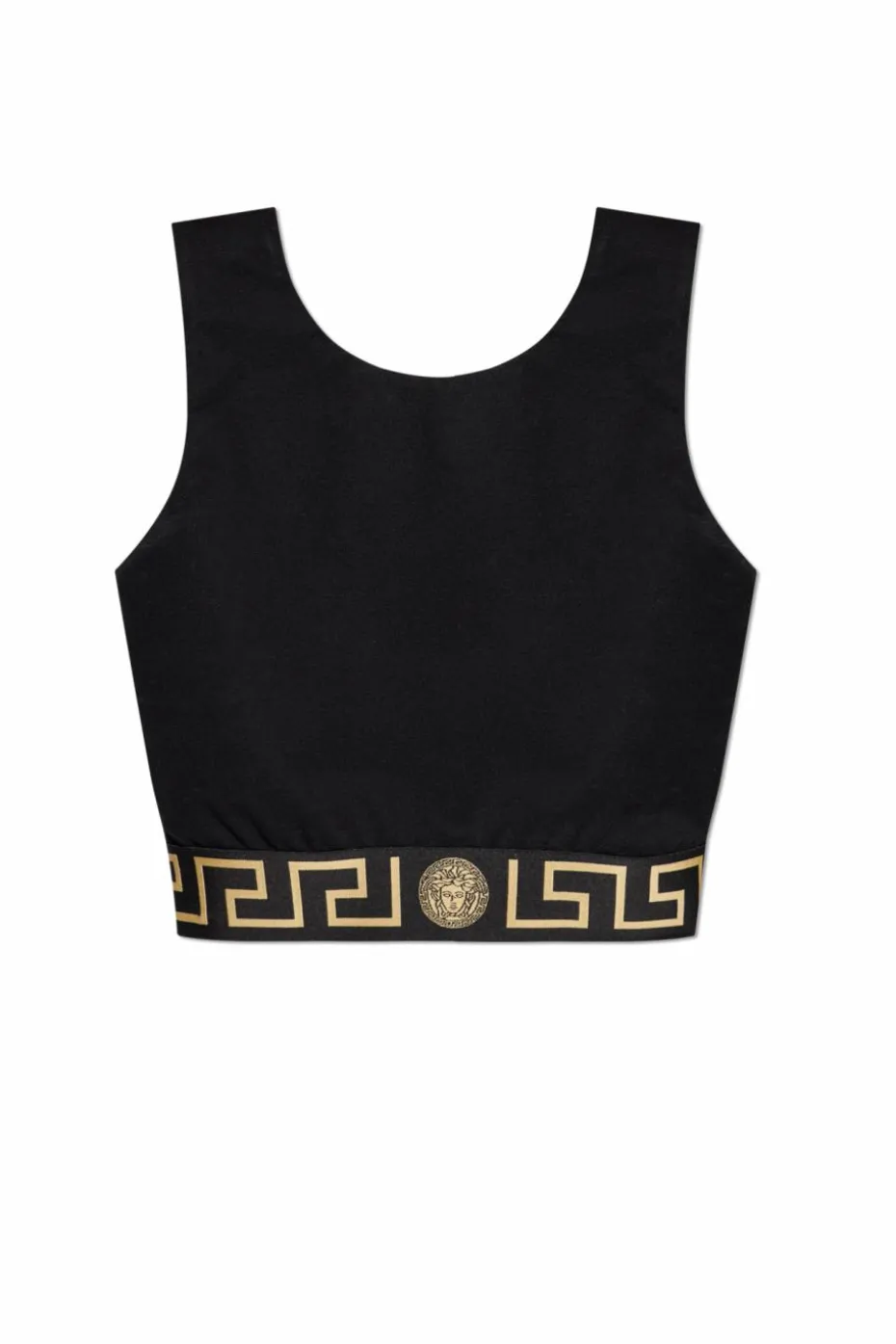 Versace CZARNY Top z logo
