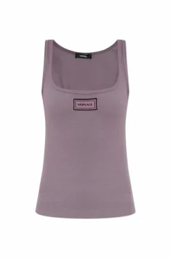 Versace FIOLETOWY Top bieliźniany