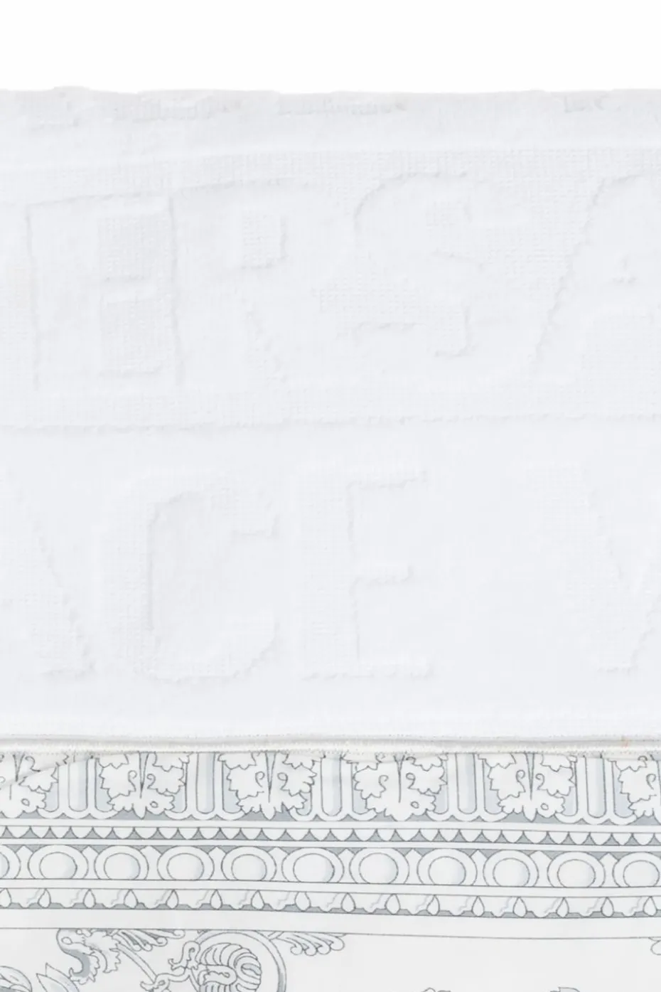 Versace Home BIAŁY Bawełniany ręcznik kąpielowy