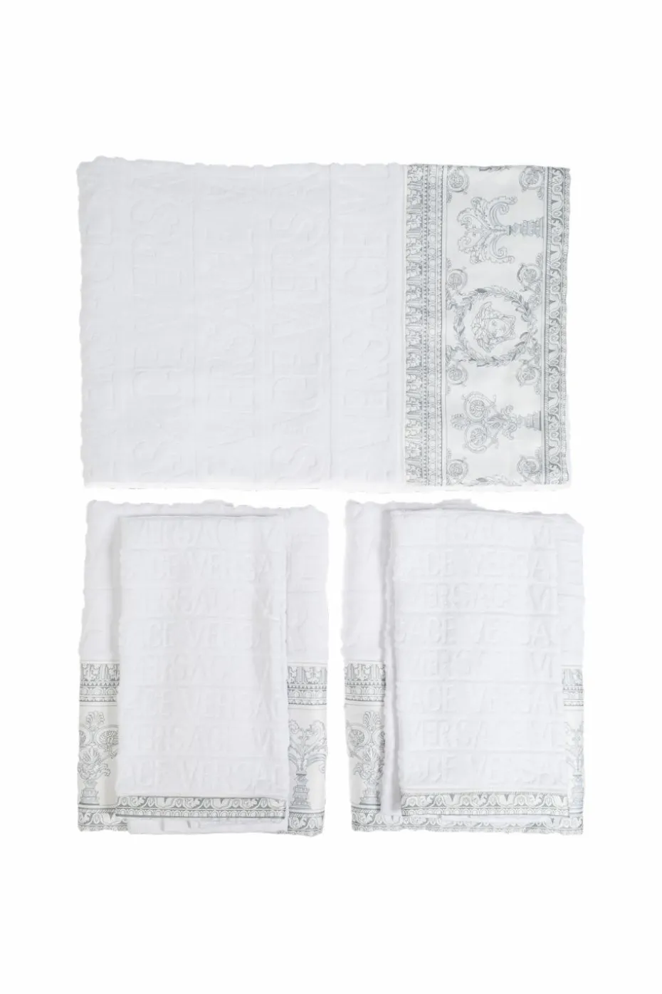 Versace Home BIAŁY Zestaw pięciu ręczników