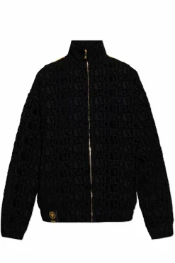 Versace Home CZARNY Bluza z logo
