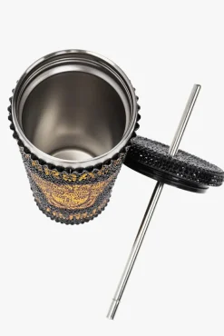 Versace Home CZARNY Kubek podróżny z głową Meduzy