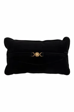 Versace Home CZARNY Poduszka z aplikacją w kształcie głowy Meduzy