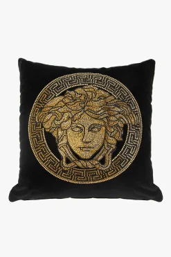 Versace Home CZARNY Poduszka z głową Meduzy