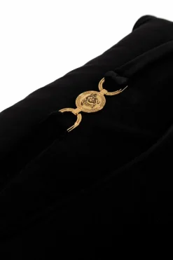 Versace Home CZARNY Poduszka z aplikacją w kształcie głowy Meduzy