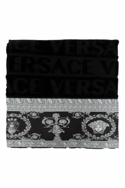 Versace Home CZARNY Ręcznik kąpielowy
