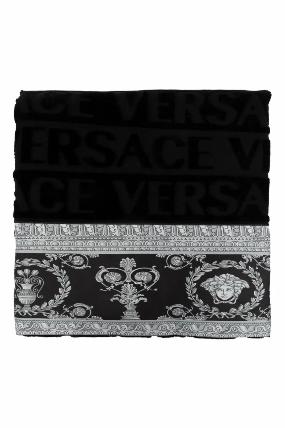 Versace Home CZARNY Ręcznik kąpielowy