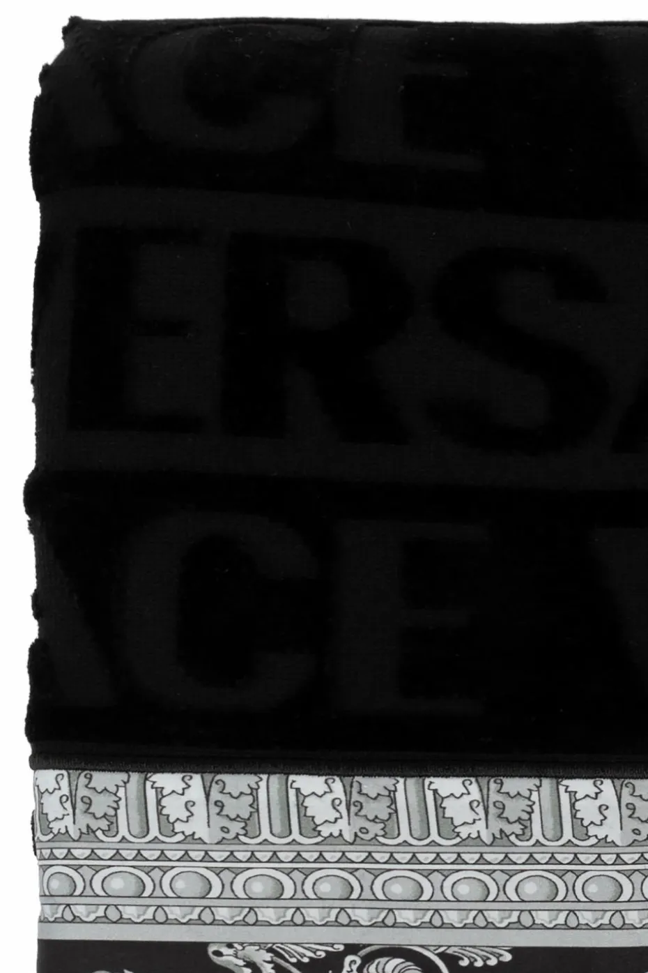 Versace Home CZARNY Ręcznik kąpielowy