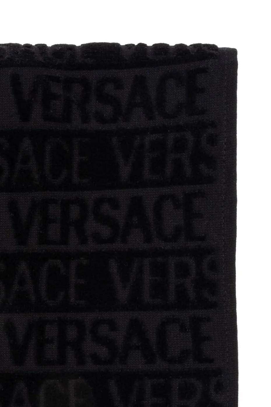 Versace Home CZARNY Ręcznik z logo