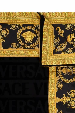 Versace Home CZARNY Wzorzysty ręcznik