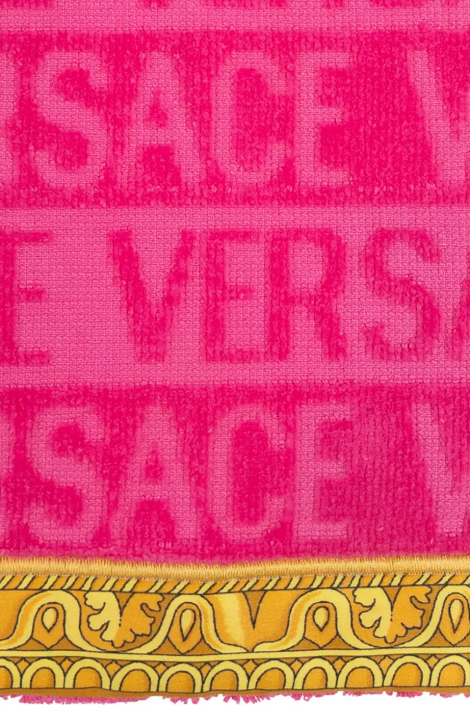 Versace Home RÓŻOWY Ręcznik z logo
