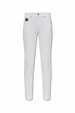 Versace Jeans Couture BIAŁY Jeansy typu `skinny`