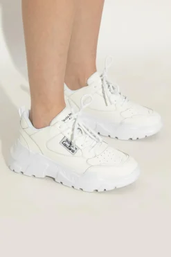 Versace Jeans Couture BIAŁY Buty sportowe z logo