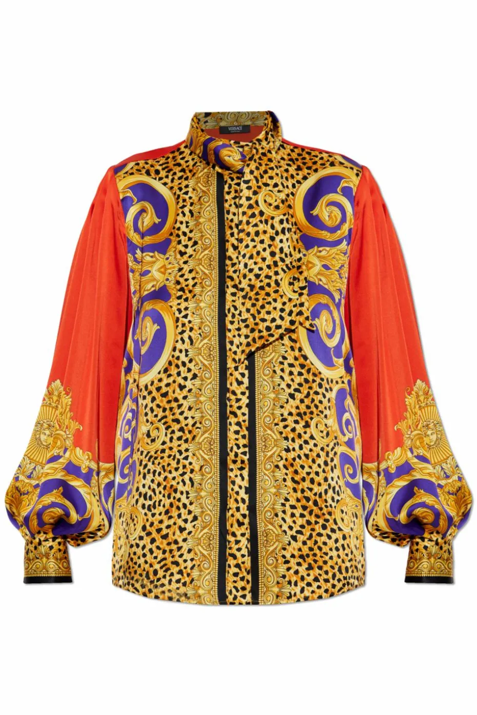 Versace MULTIKOLOR Jedwabna koszula
