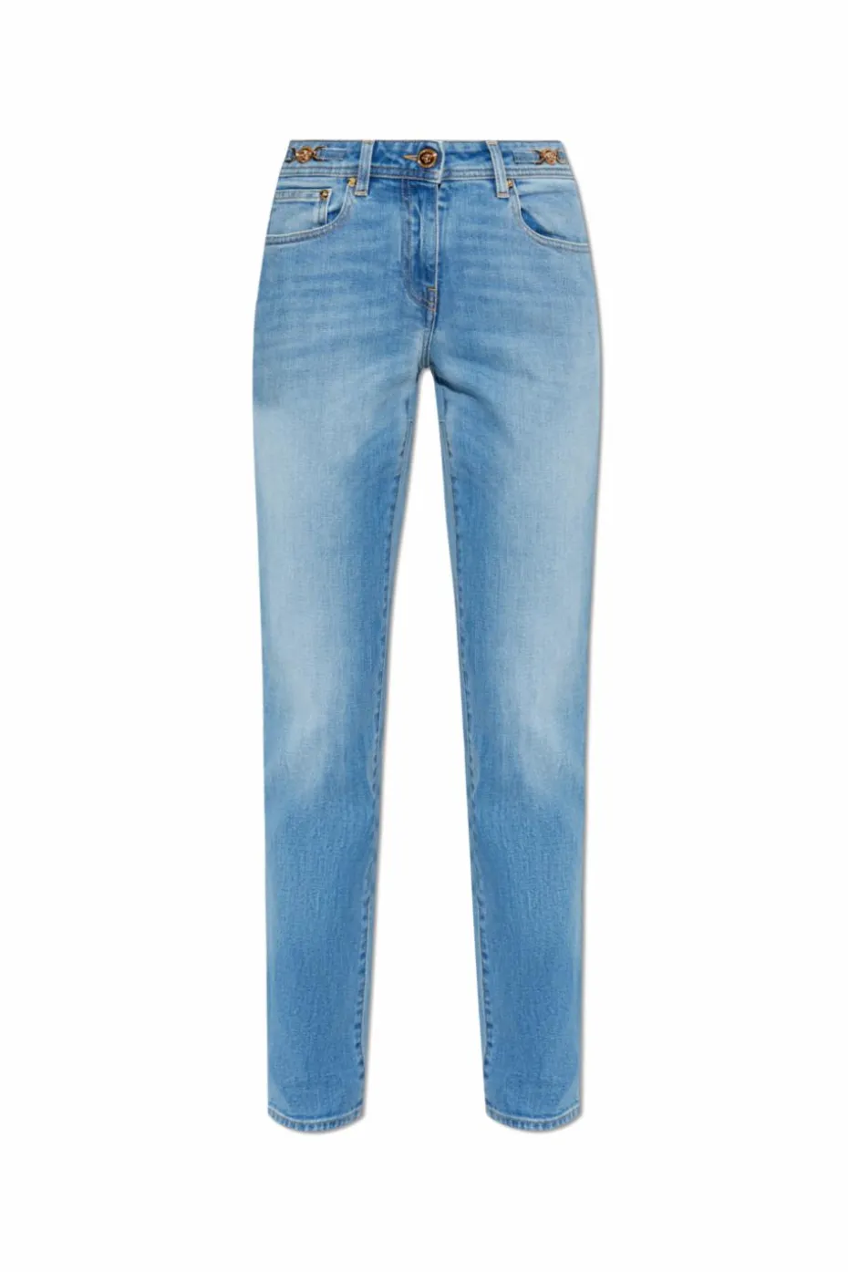 Versace NIEBIESKI Jeansy ze zwężanymi nogawkami
