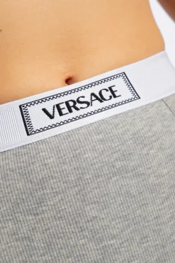 Versace SZARY Bawełniane figi