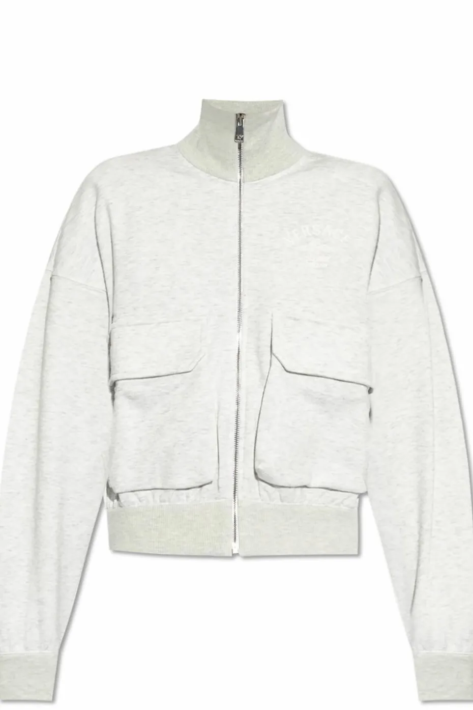 Versace SZARY Bluza z kieszeniami
