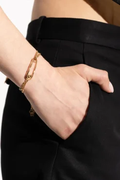 Versace ZŁOTY Bransoleta z logo