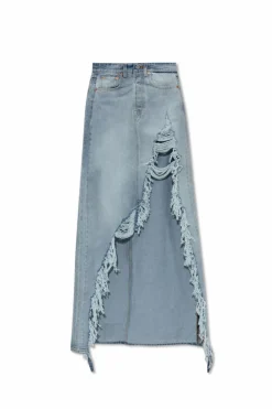 VETEMENTS NIEBIESKI Jeansowa spódnica