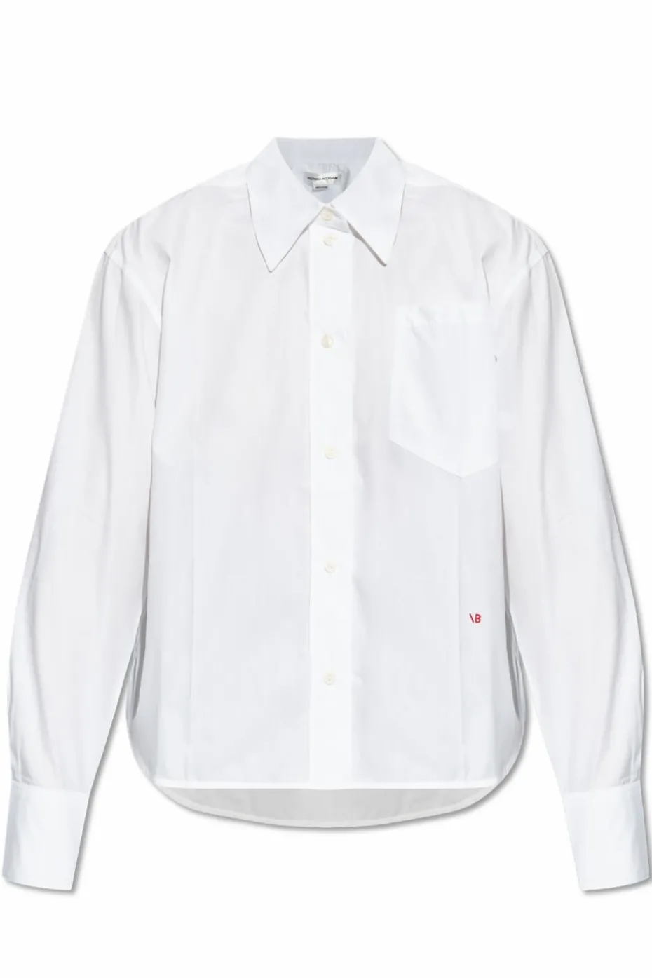 Victoria Beckham BIAŁY Bawełniana koszula