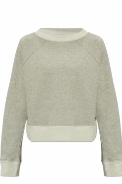 Victoria Beckham SZARY Bluza z logo