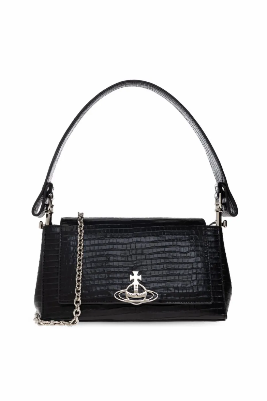 Vivienne Westwood CZARNY Torba do ręki `Hazel Medium`