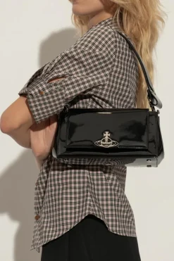 Vivienne Westwood CZARNY Torba do ręki `Hazel Medium`