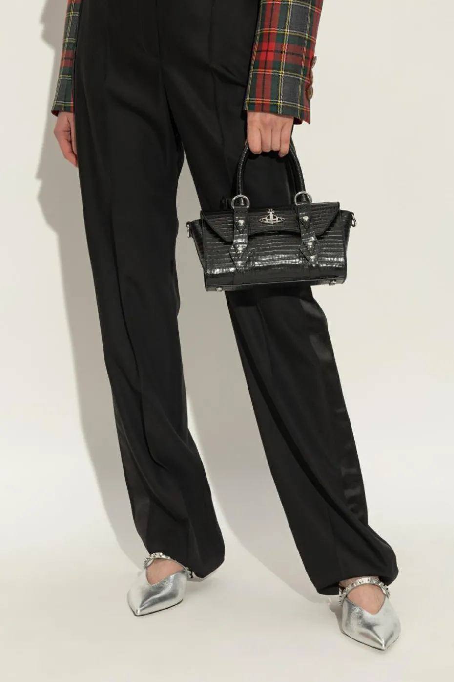 Vivienne Westwood CZARNY Torba do ręki `Bettina Mini`