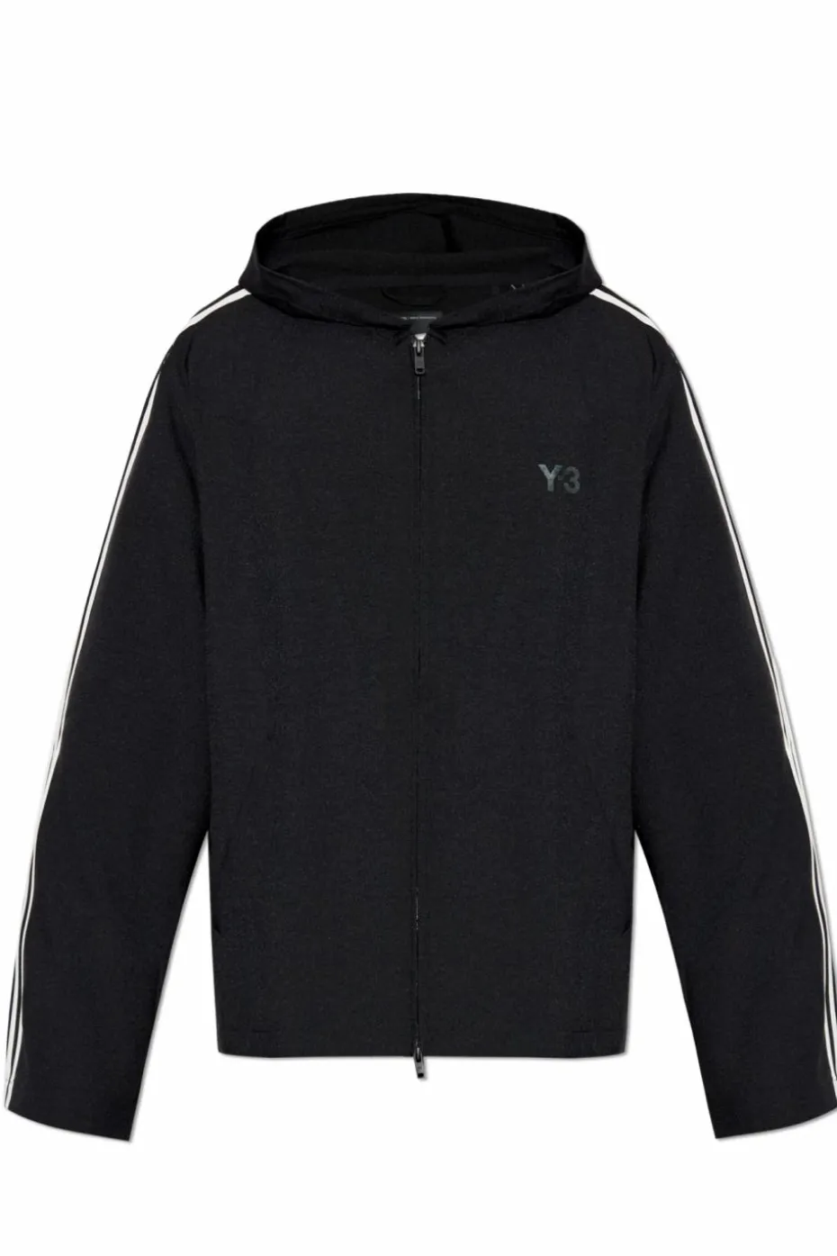 Y-3 CZARNY Bluza z kapturem