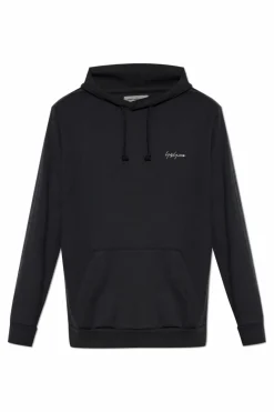 Y-3 CZARNY Bluza z logo