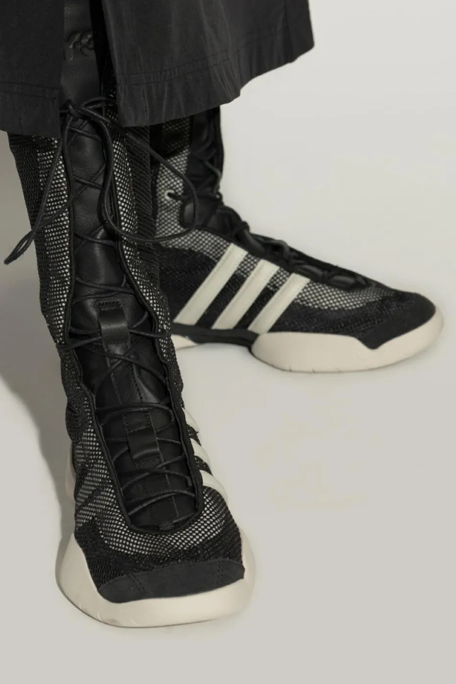 Y-3 CZARNY Buty sportowe za kostkę `Regu Boot`