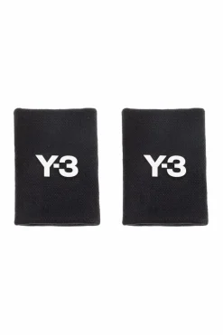 Y-3 CZARNY Opaski na nadgarstek z kolekcji `Tennis US`