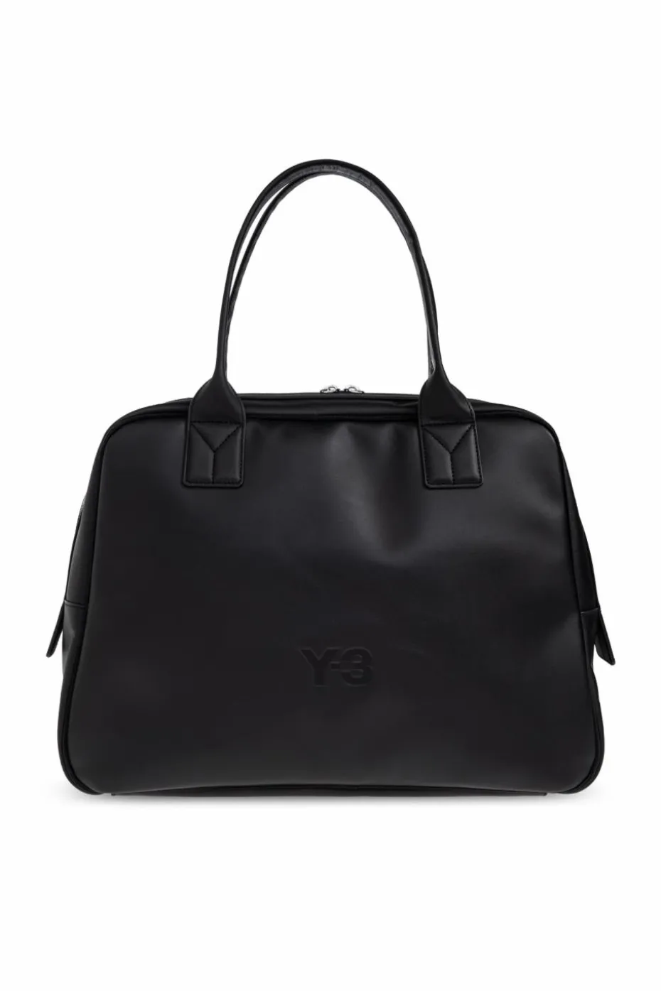 Y-3 CZARNY Skórzana torba
