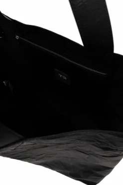 Y-3 CZARNY Torba typu ‘shopper’ z logo