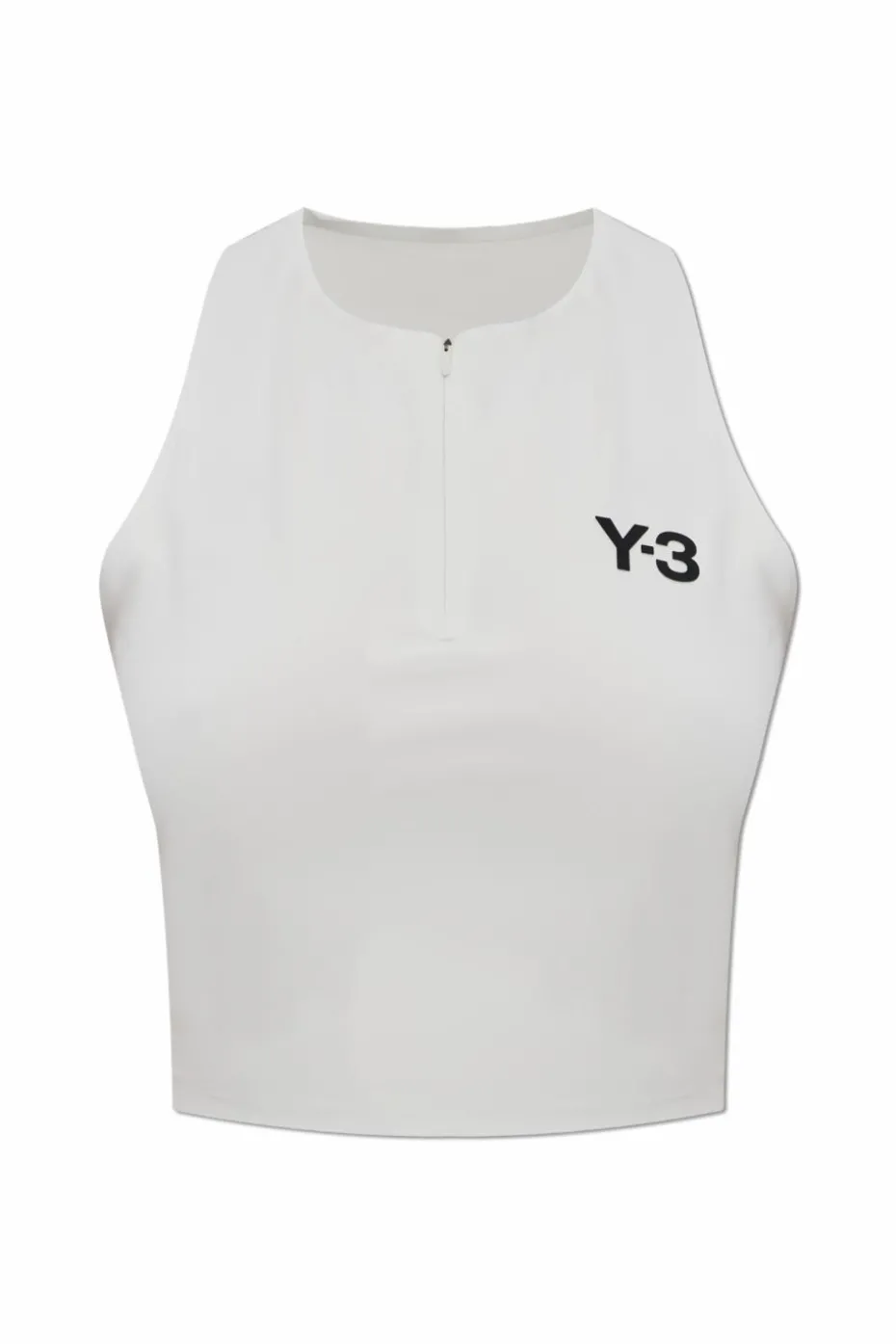 Y-3 SZARY Top z kolekcji `Tennis US`