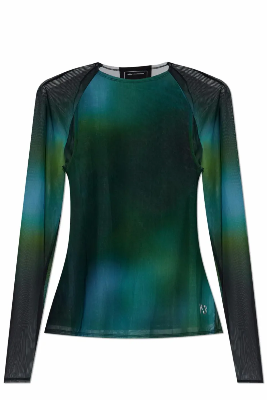 Y-3 ZIELONY Transparenty top