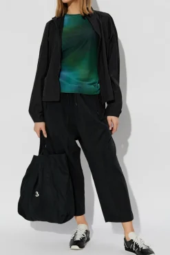 Y-3 ZIELONY Transparenty top