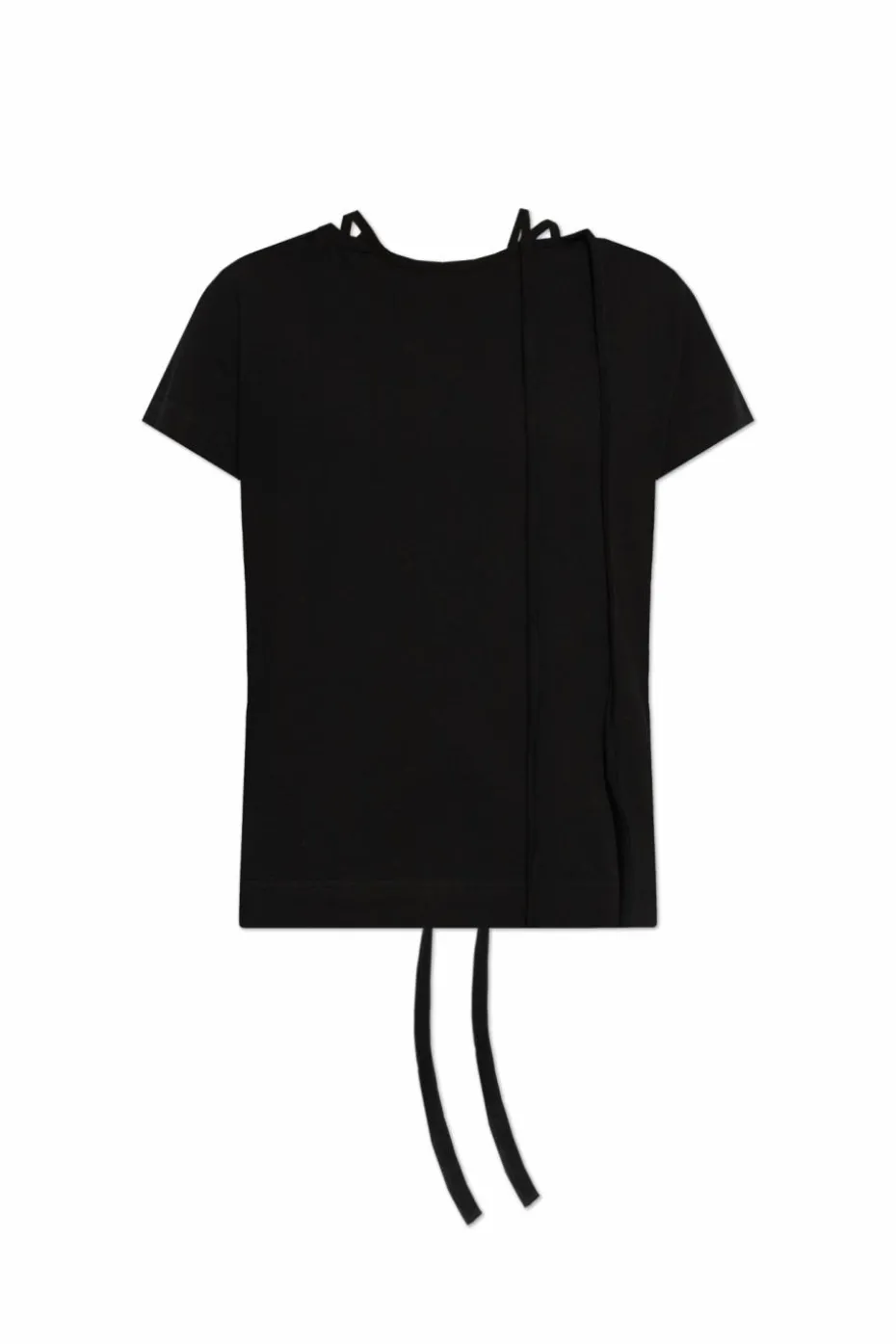 Yohji Yamamoto CZARNY Bawełniany top