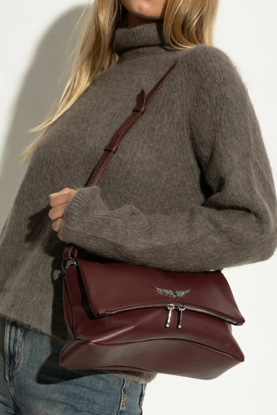 Zadig & Voltaire BORDO Torba na ramię z logo