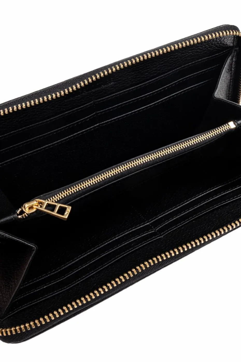 Zadig & Voltaire CZARNY Skórzany portfel