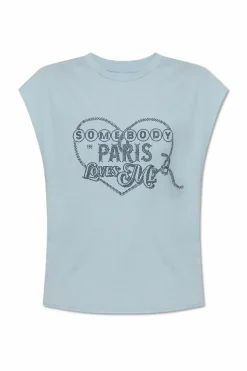 Zadig & Voltaire jasnoniebieski Top `Cloe`